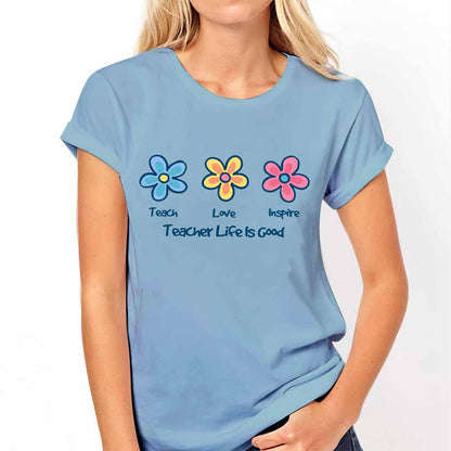 Teach Love Inspire - Personalized Teacher T-shirt and Hoodie