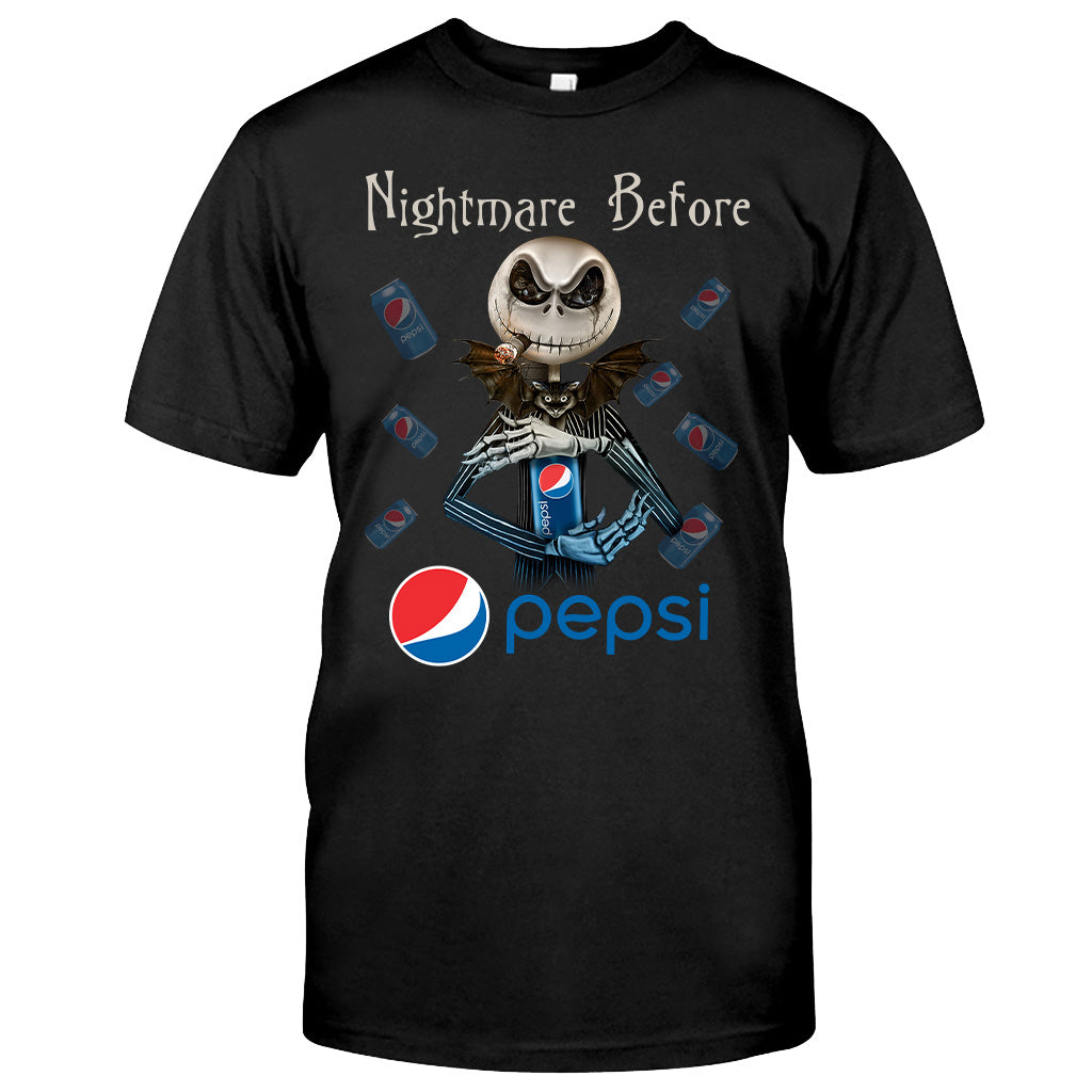 Nightmare Before Soft Drink - Personalized Blue Soft Drink T-shirt and Hoodie