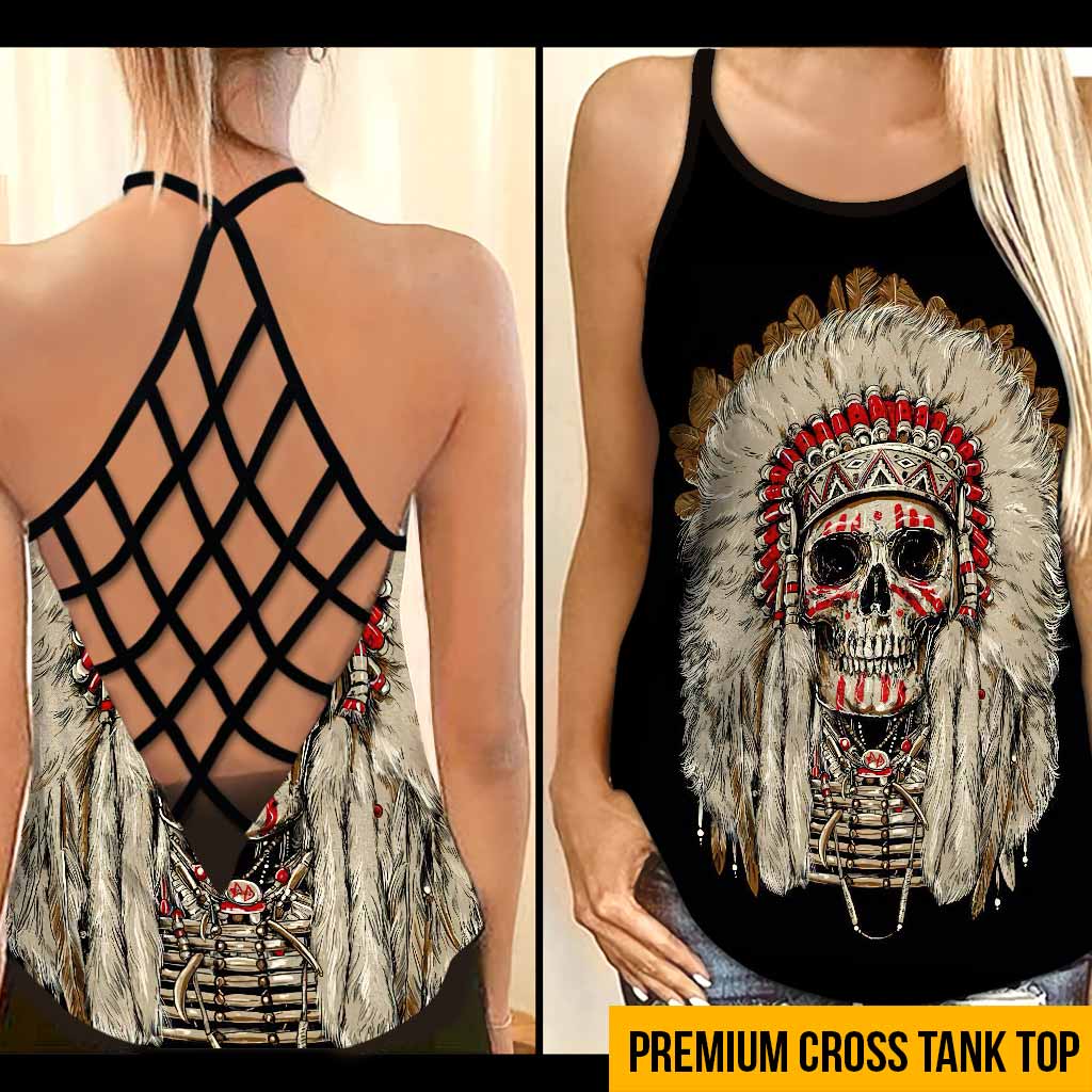 Native Pride - American Indian Cross Tank Top