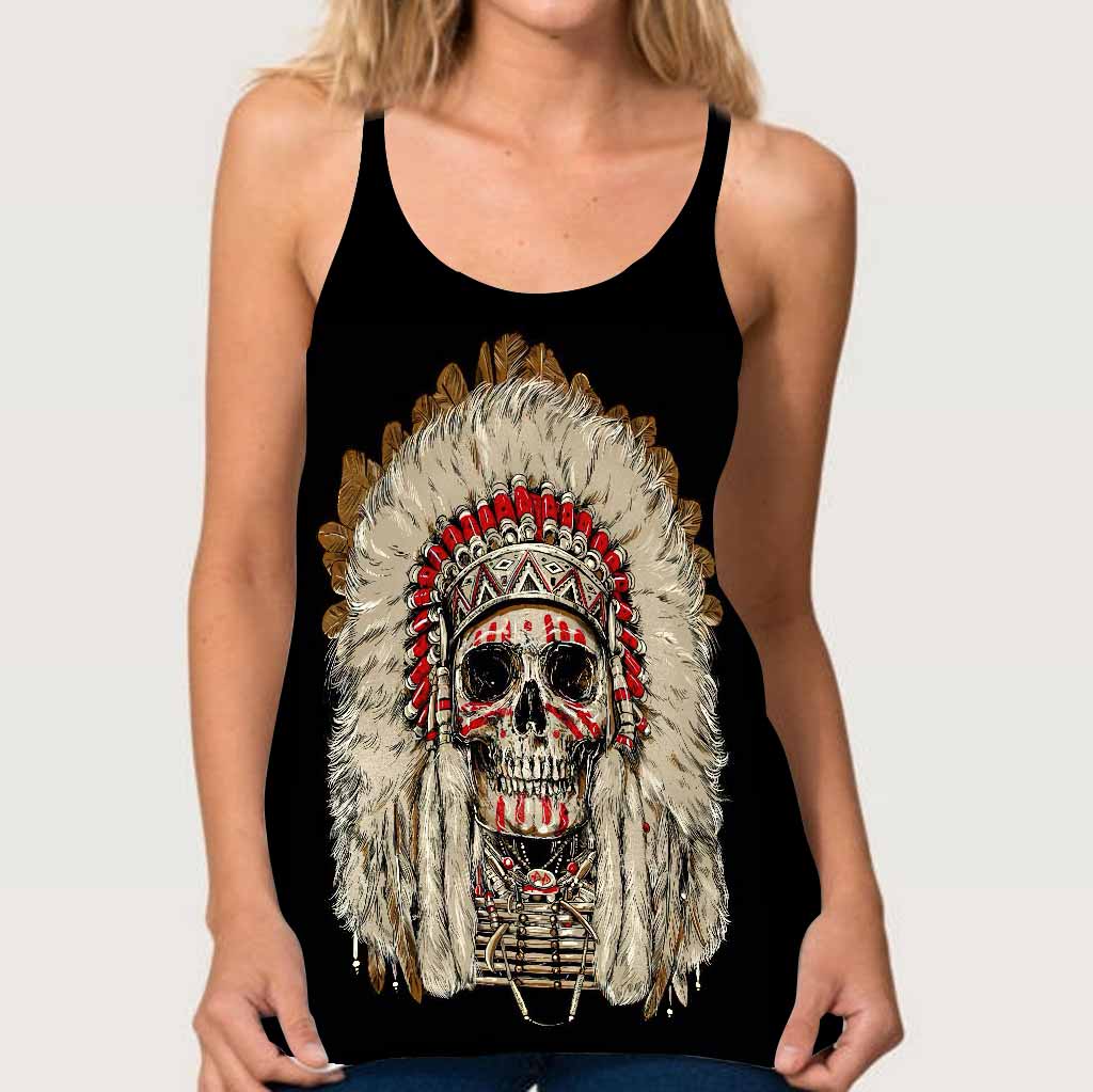 Native Pride - American Indian Cross Tank Top