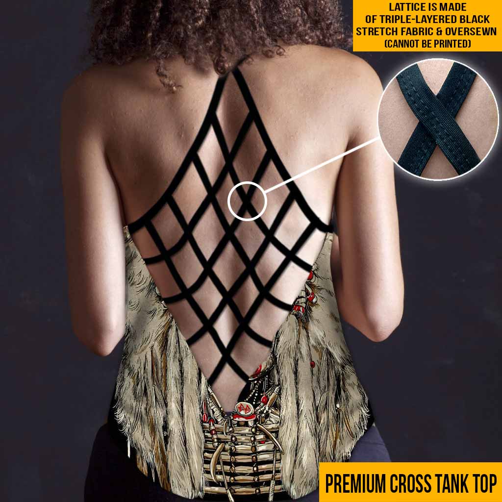Native Pride - American Indian Cross Tank Top