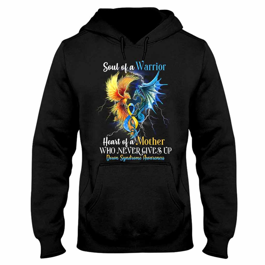 Never Give Up - Down Syndrome Awareness Personalized T-shirt And Hoodie