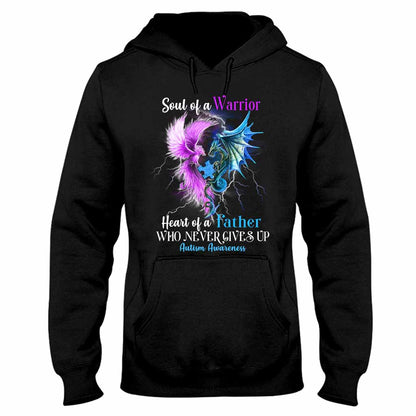 Never Give Up - Autism Awareness Personalized T-shirt And Hoodie