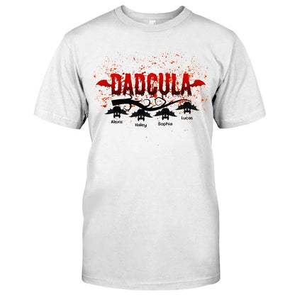 Dadcula - Personalized Halloween Father T-shirt and Hoodie