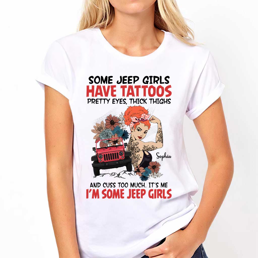 Tattoos Pretty Eyes Thighs - Personalized Car T-shirt and Hoodie