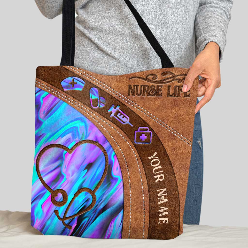 Nurse Life - Personalized Nurse Tote Bag