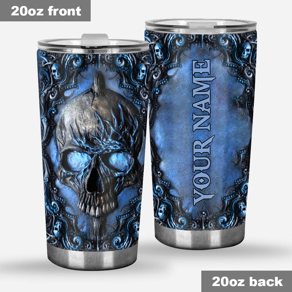 Love Skulls - Personalized Skull Tumbler