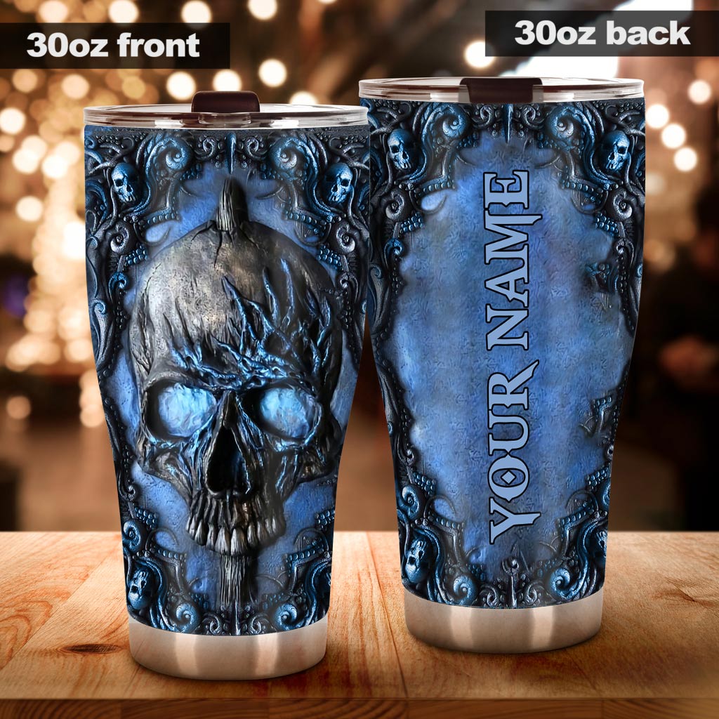 Love Skulls - Personalized Skull Tumbler