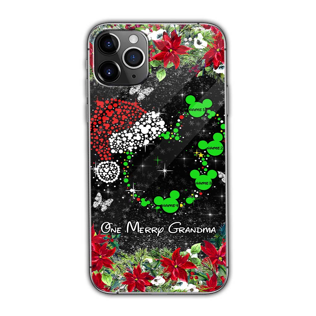 One Merry Grandma - Personalized Christmas Grandma Phone Case