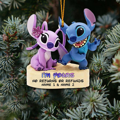 I'm Yours - Personalized Christmas Ohana Ornament (Printed On Both Sides)