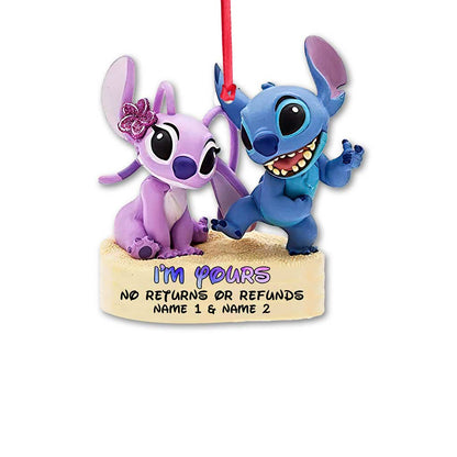 I'm Yours - Personalized Christmas Ohana Ornament (Printed On Both Sides)