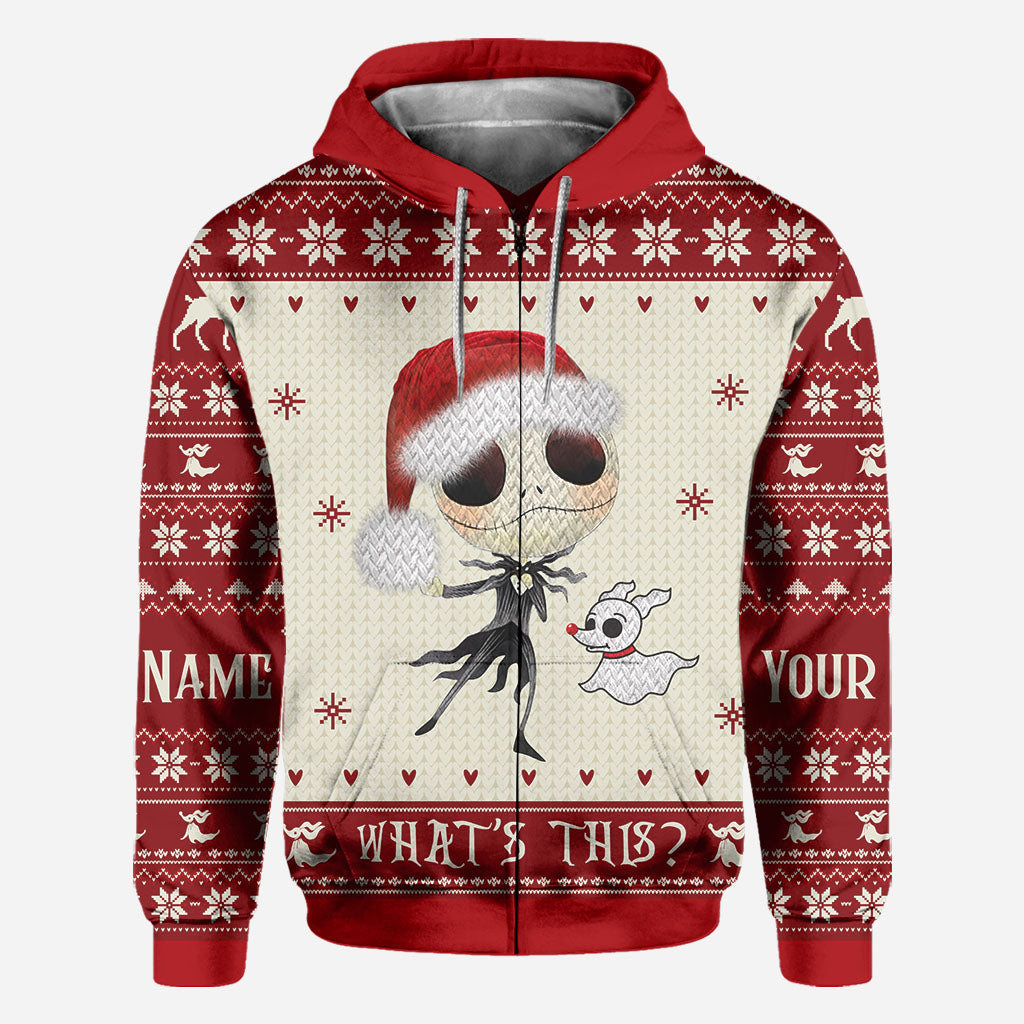 What's This - Personalized Christmas Nightmare All Over T-shirt and All Over T-shirt and Hoodie