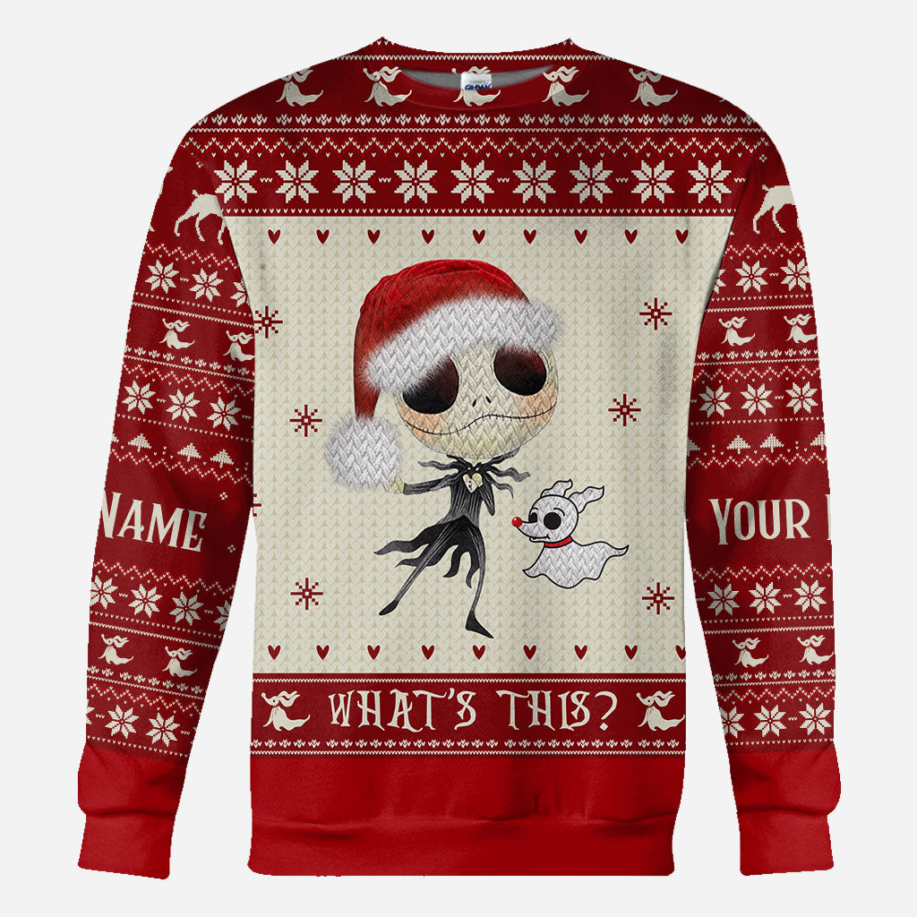 What's This - Personalized Christmas Nightmare All Over T-shirt and All Over T-shirt and Hoodie