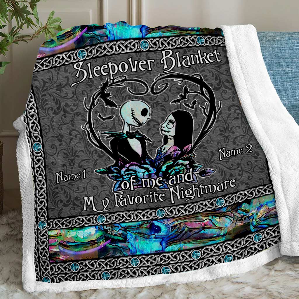 Sleepover With My Favorite Nightmare - Personalized Nightmare Blanket