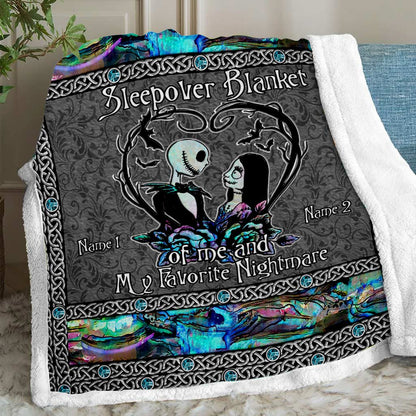 Sleepover With My Favorite Nightmare - Personalized Nightmare Blanket