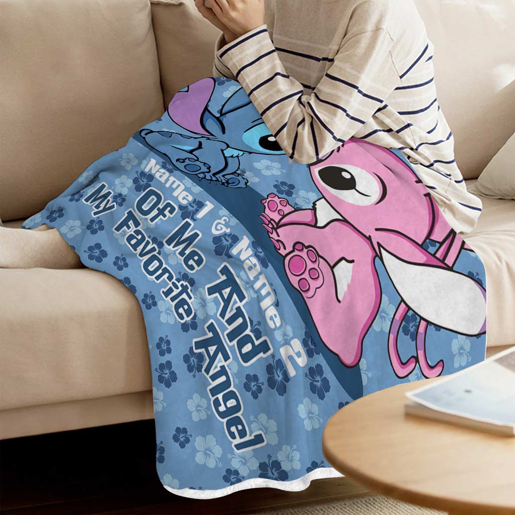 Sleepover With My Favorite - Personalized Ohana Blanket