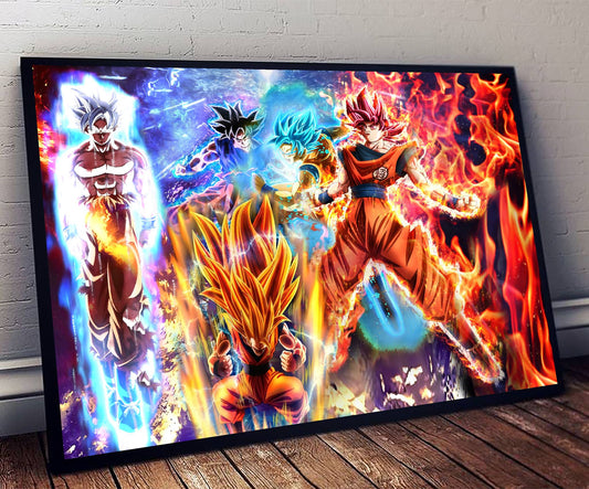 Ultra Instinct Seven Balls Canvas And Poster 0523