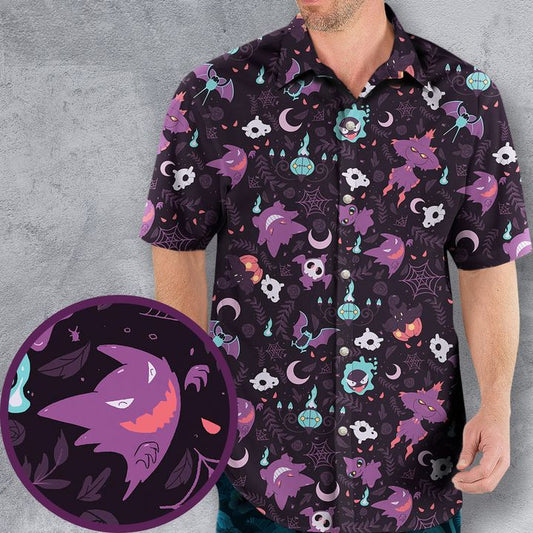 The Ghost Monster Trainer Hawaiian Shirt 0523