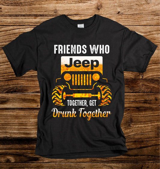 Drunk Together Car T-shirt and Hoodie 0823