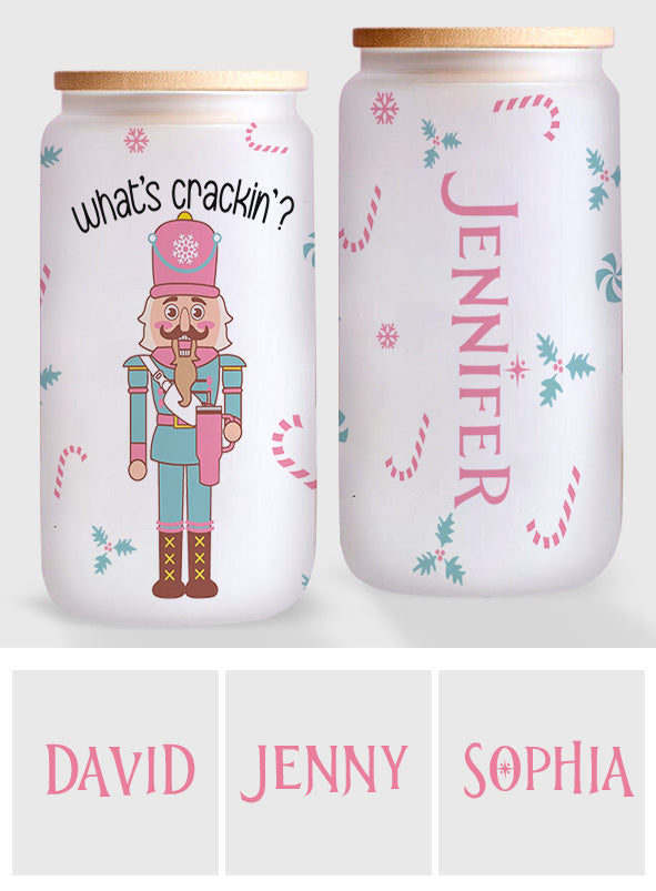 What’s Crackin'? - Personalized Can Glass