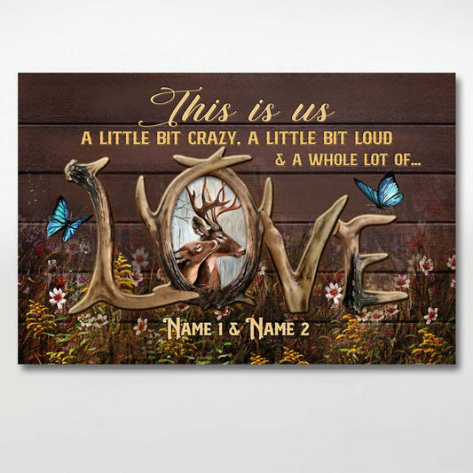 This Is Us - Personalized Couple Hunting Poster