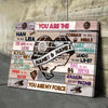 You Are My Force - Personalized Couple Poster