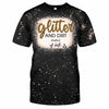 Glitter And Dirt - Personalized Mother&#39;s Day Grandma Handmade Bleached Shirts