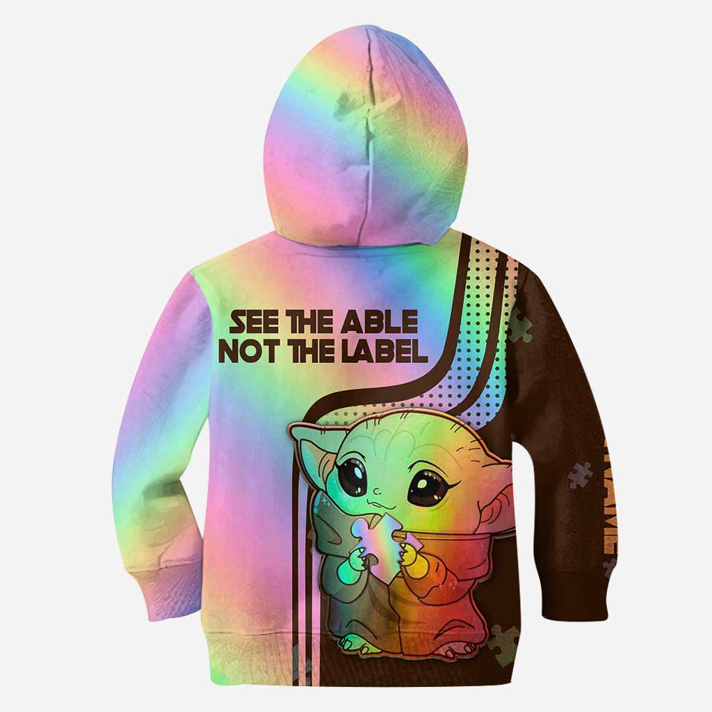 See The Able Not The Label - Personalized Autism Awareness Hoodie And Leggings