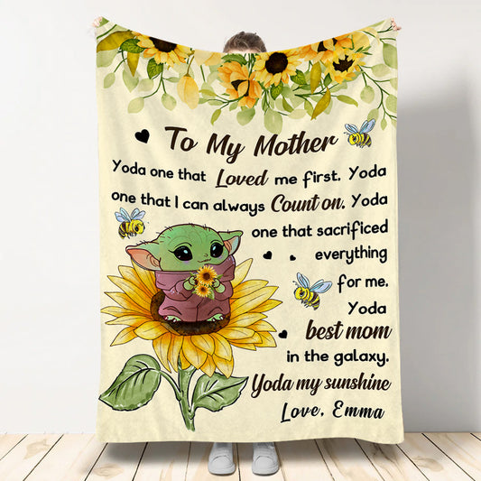 You Are My Sunshine - Personalized Mother's Day The Force Blanket