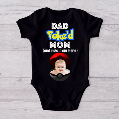 Dad Poked Mom - Personalized Monster Trainer Baby Onesie