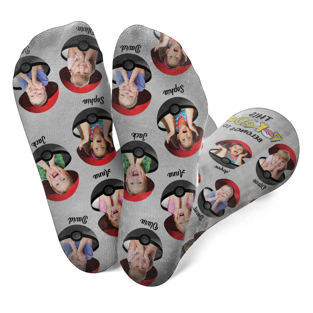 Pokédad Pokémom - Personalized Monster Trainer Socks