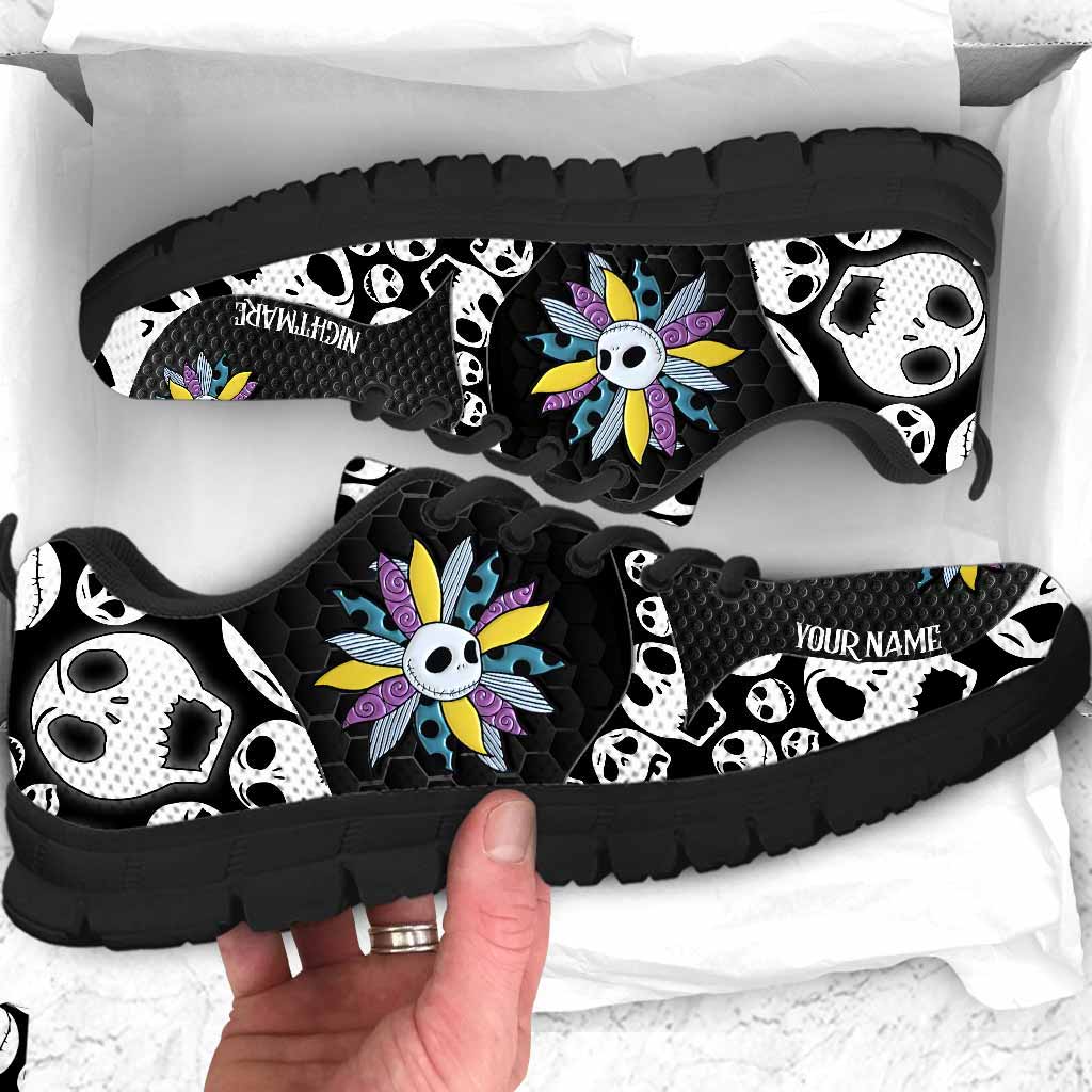 Hello Darkness - Personalized Nightmare Sneakers
