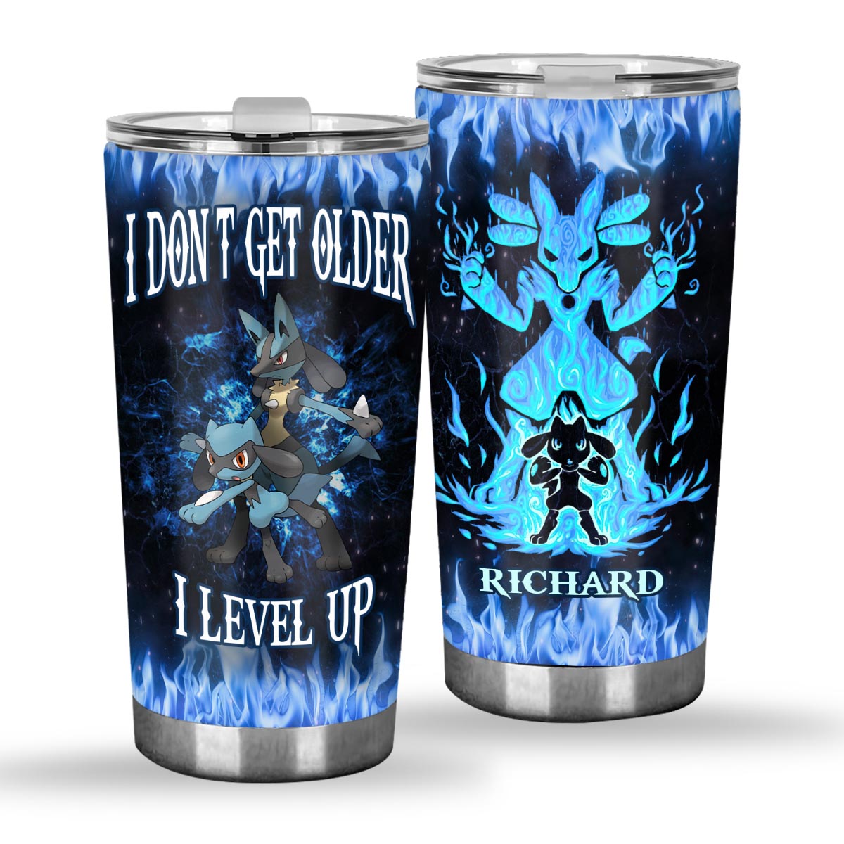 Level Up - Personalized Monster Trainer Tumbler