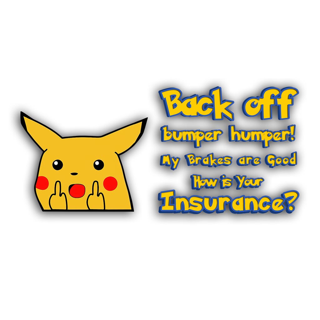 Pika Peeking Peek Peekabo - Personalized Monster Trainer Decal Full