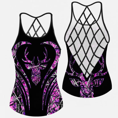 Hunting Girl Cross Tank Top