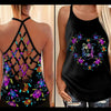 Salty Lil&#39; Beach  - Turtle Cross Tank Top