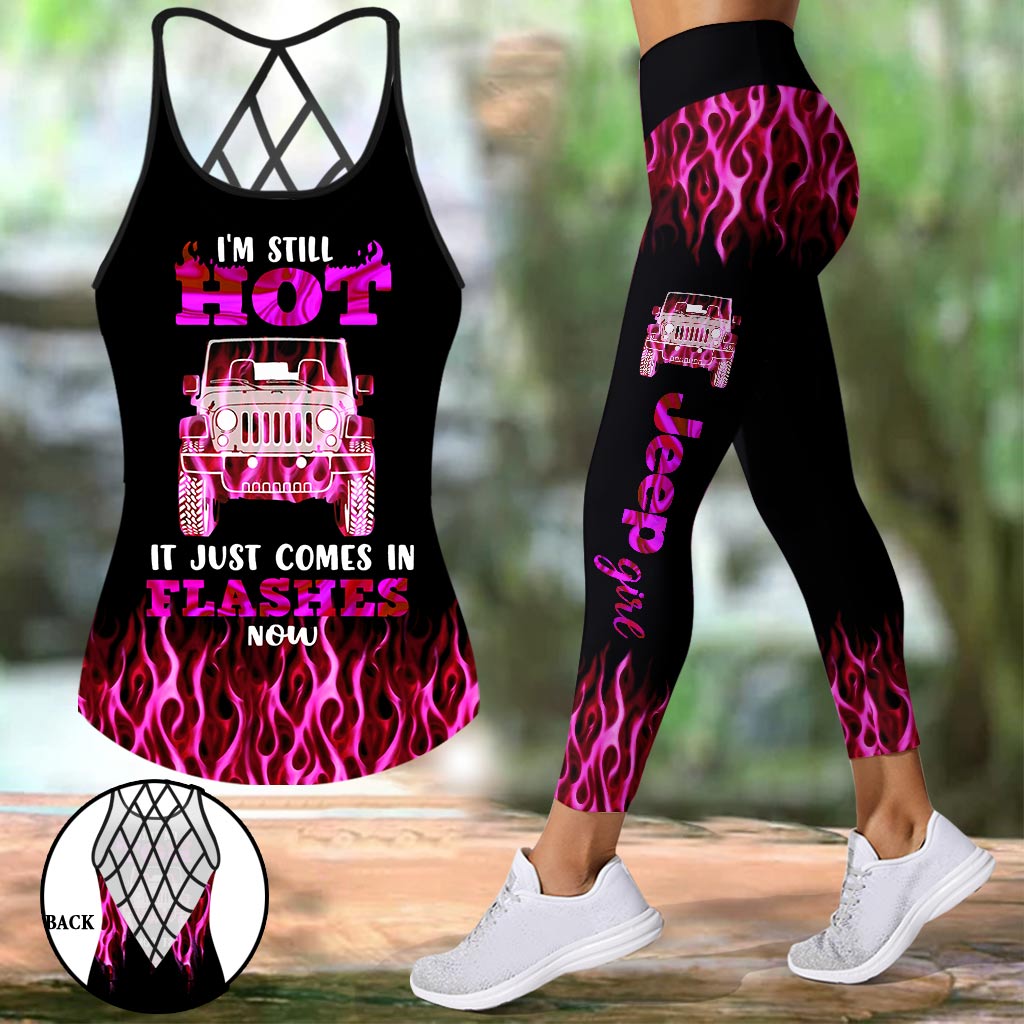 I'm Still Hot - Car Cross Tank Top and Leggings