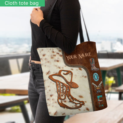 A Little Country - Personalized Country Girl Tote Bag