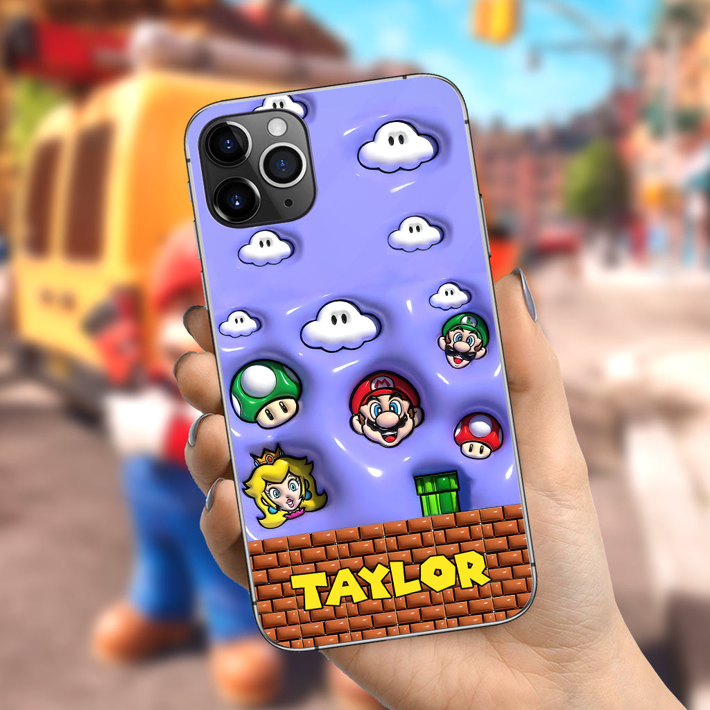 I Level Up - Personalized Super Plumber Phone Case