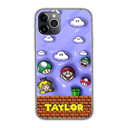 I Level Up - Personalized Super Plumber Phone Case