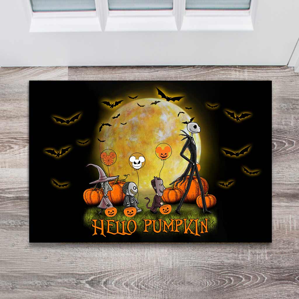 Hello Pumpkin - Halloween Nightmare Doormat