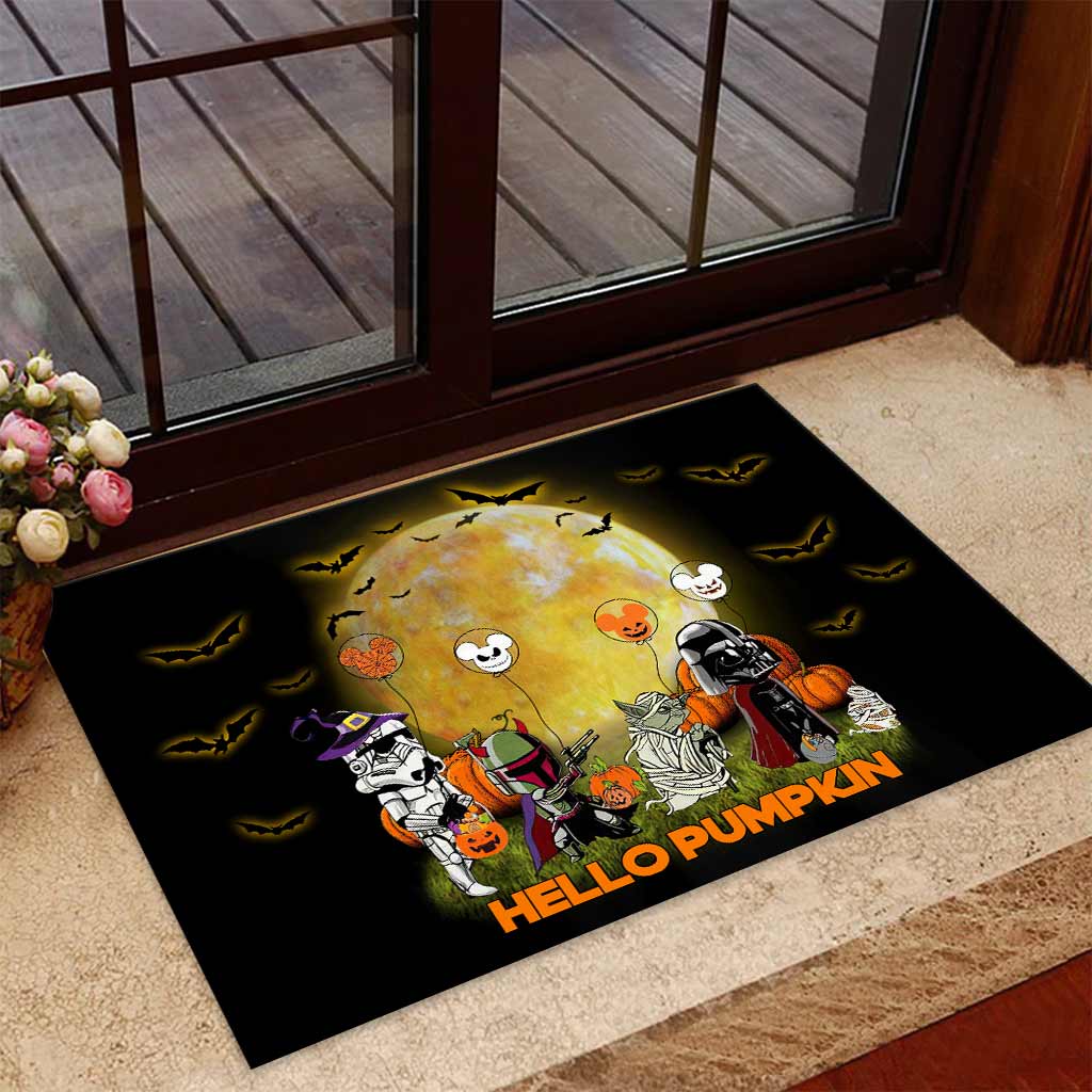 Hello Pumpkin - Halloween The Force Doormat