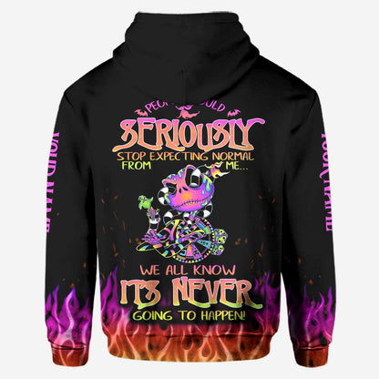 People Should Seriously - Personalized Nightmare Hoodie and Leggings