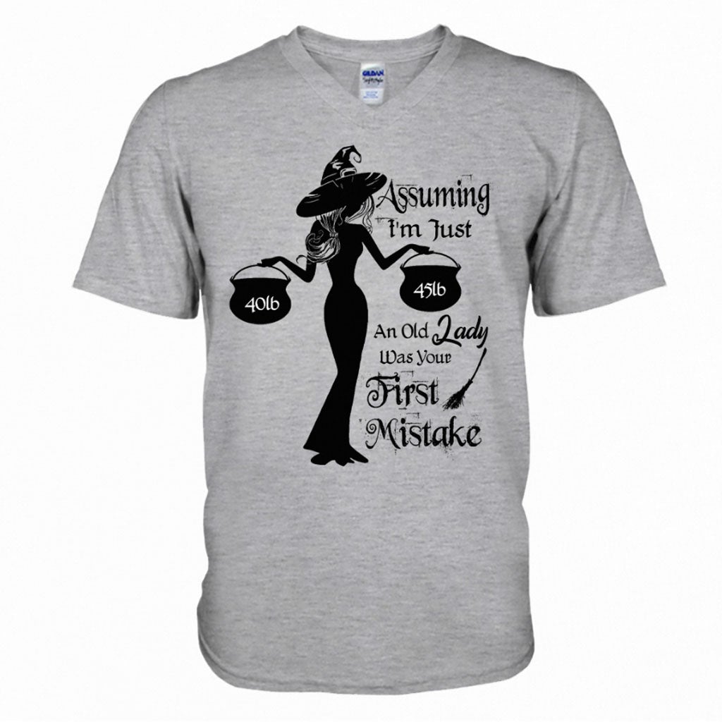 Assuming I'm Just An Old Lady Was Your First Mistake - Weight Lifting Personalized T-shirt And Hoodie