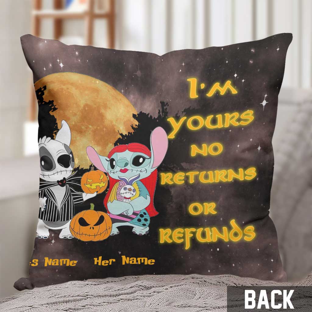 I'm Yours - Personalized Halloween Ohana Throw Pillow