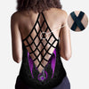 Purple Dragon Cross Tank Top