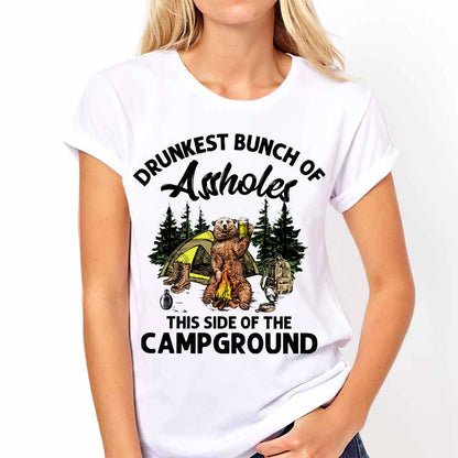 Drunkest Bunch This Side Of The Campground - Camping T-shirt and Hoodie 112021