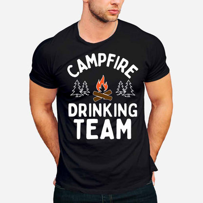 Campfire Drinking Team - Camping T-shirt and Hoodie 112021