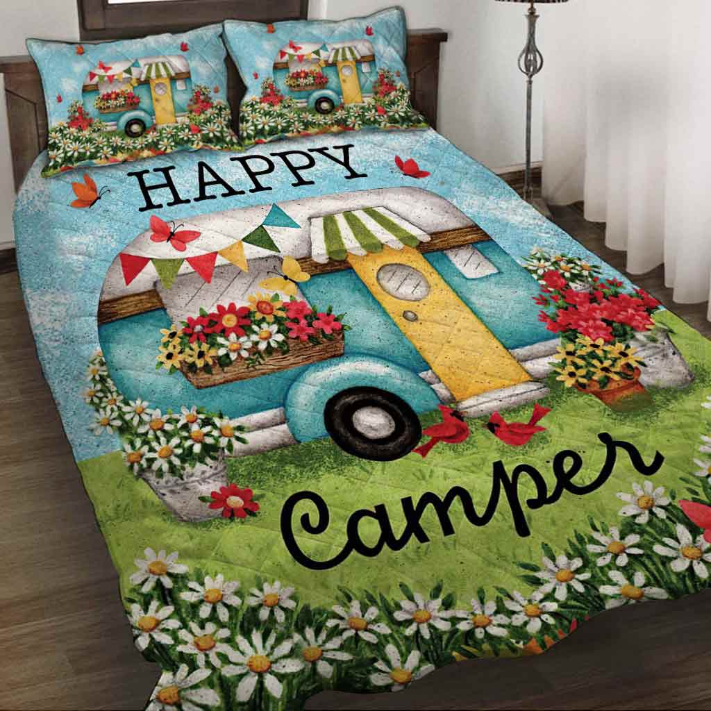 Happy Camper - Camping Quilt Set