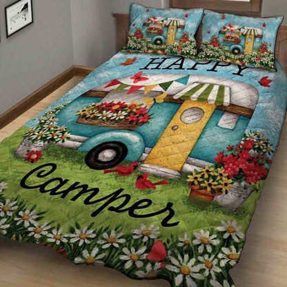 Happy Camper - Camping Quilt Set